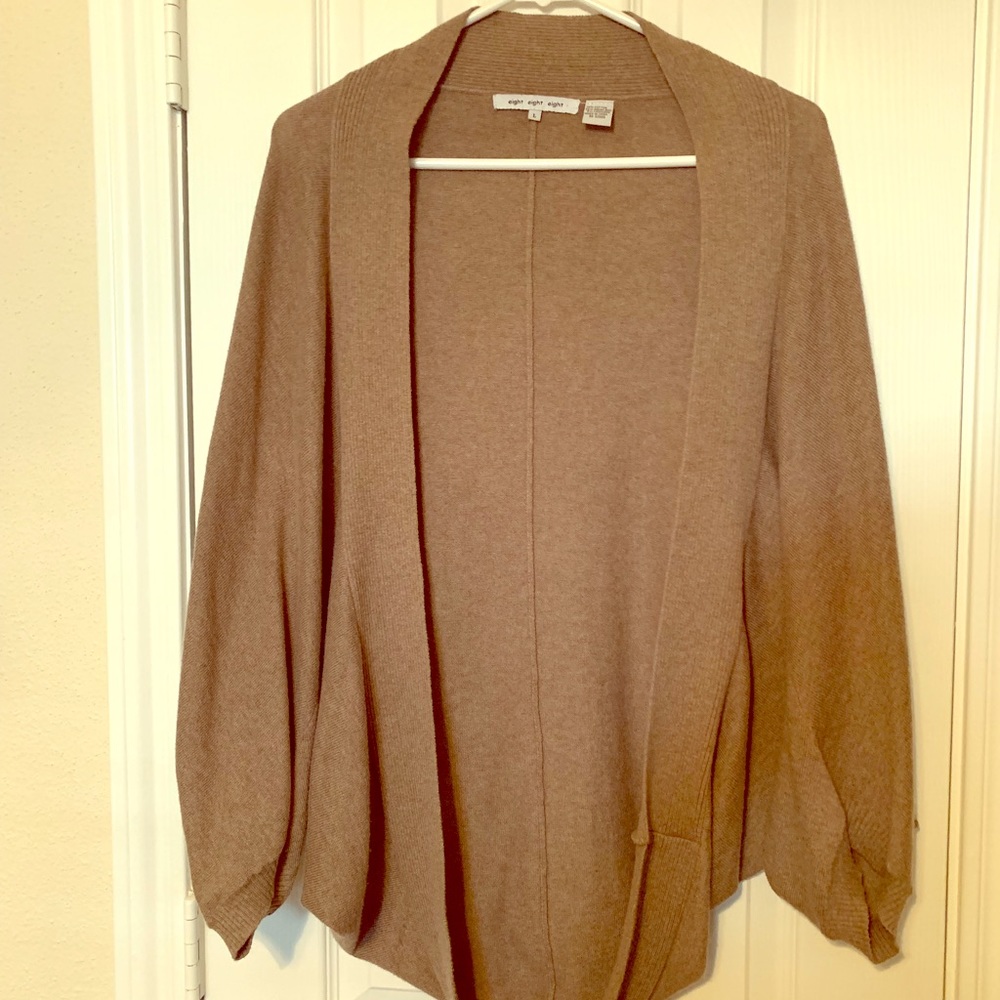 Brown cardigan